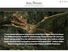 Tablet Screenshot of joeldouek.com